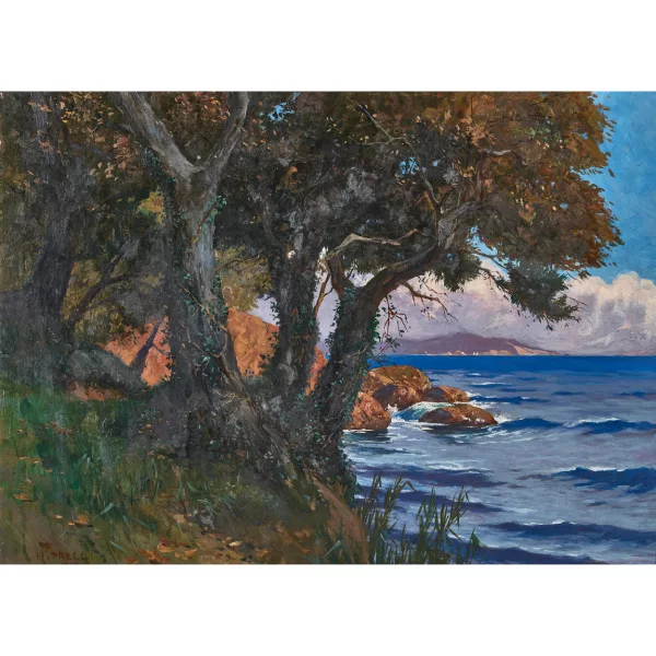 Hermann Prell — Südliche Küstenlandschaft.