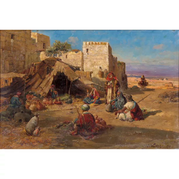 Carl Wuttke — Rastende Orientalen.