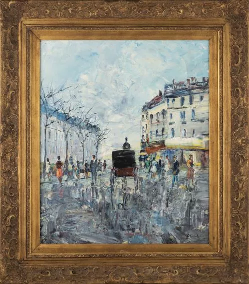 Adolfo Carducci — Rue parisienne ensoleillée