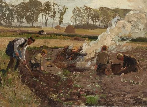 Hugo Mühlig — Kartoffelernte