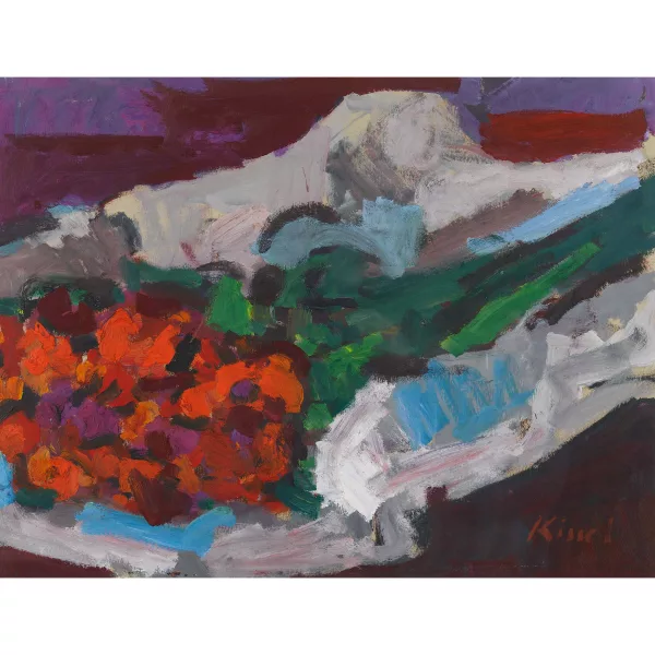 Gernot Kissel — "Komposition mit Blumen".