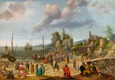 Adam Willaerts — Jesus predigt am See Genezareth