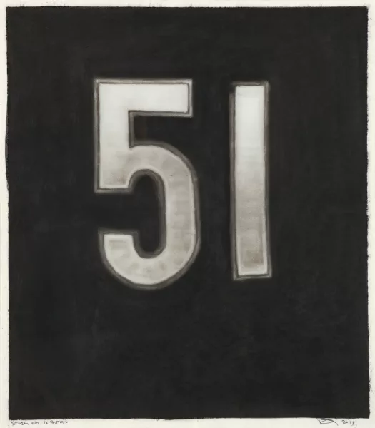 Robert Longo — Study for D. Butkus, 2013