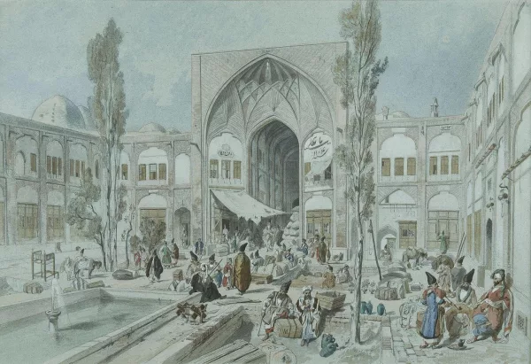Jules Laurens — Place animée à Téhéran