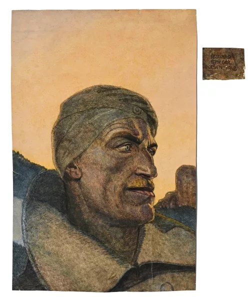 Ferdinand Spiegel — Portrait de soldat