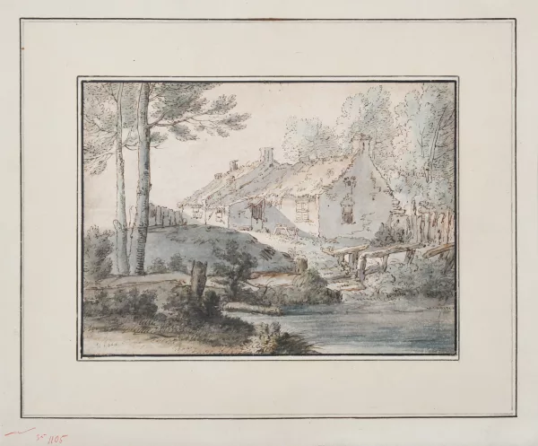 Jacob van Liender — Attribué à Jacobus van Liender — zugeschrieben Bauerngehöft