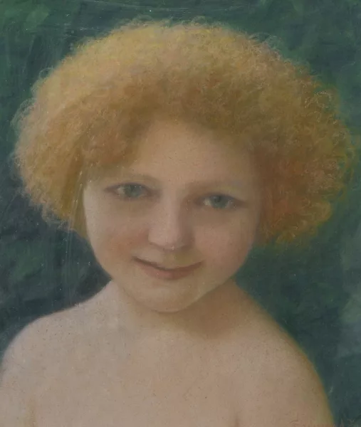 Ferdinand Zach — Ferdinand ZACH (1868-1956), 'Portrait d'un enfant'