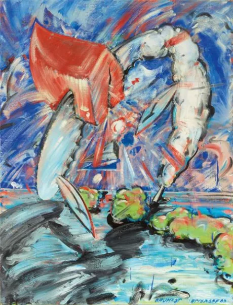 Christian Ludwig Attersee — Baumrot