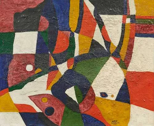 Serge Poliakoff — Composition polychrome, 1946