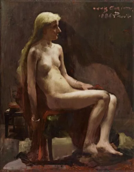 Lovis Corinth — Sitzender weiblicher Akt