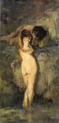 Bruno Piglhein — Liebespaar am Wasser