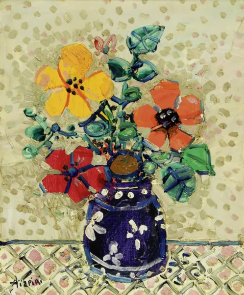 Paul Augustin Aïzpiri — Vase de fleurs