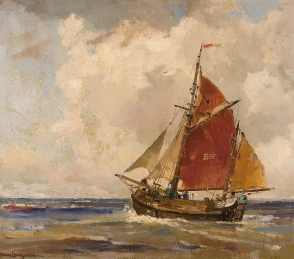 Frans Langeveld — Segelschiff