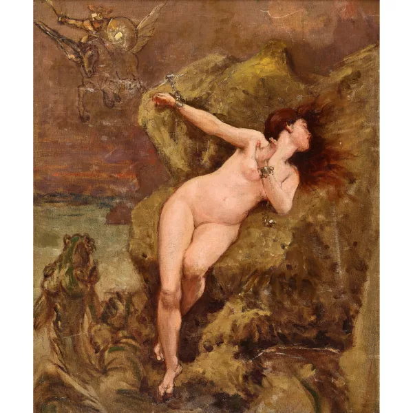 Charles Alexandre Coëssin de la Fosse — "Andromeda, Perseus und das Ungeheuer Cetus".