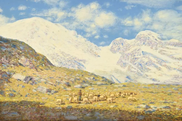 Carlo Costantino Tagliabue — "Il Monte Rosa dalle Alpi Di Macugnaga",