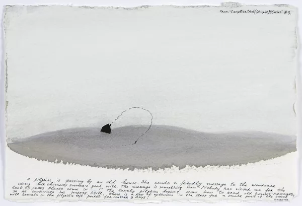 Nedko Solakov — A pilgrim is passing by an old house..., aus "Complicated (Stupid) Stories" 3, 2006