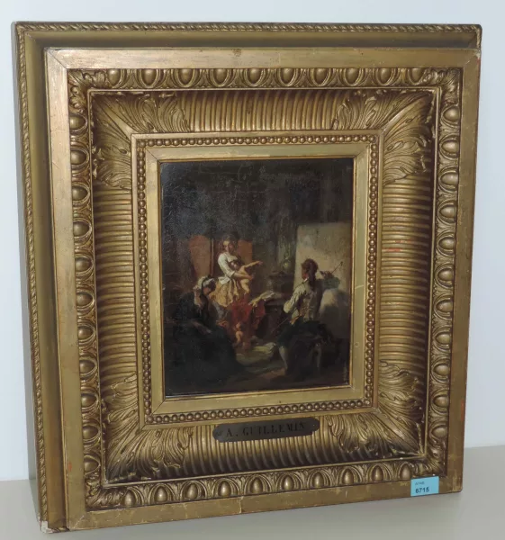 Alexandre-Marie Guillemin — Im Atelier des Malers