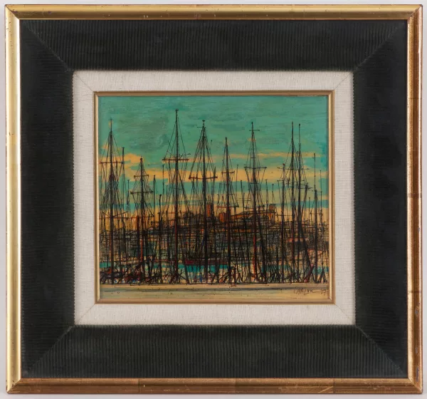 Jean Carzou — Le port,