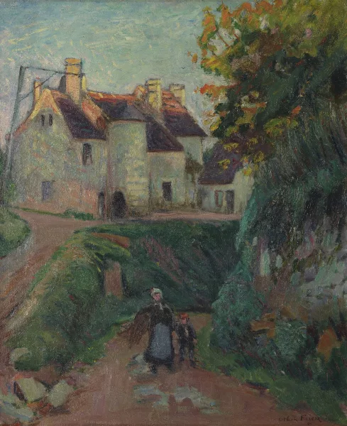 Othon Friesz — Hohlweg in einem Weiler