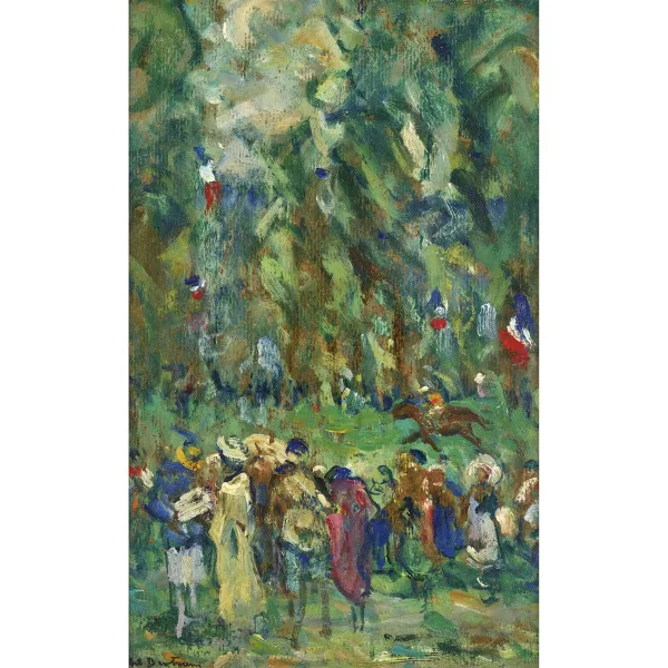 Abel Bertram — "Courses à Longchamp".