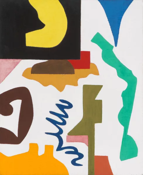 Shirley Jaffe — Lune jaune