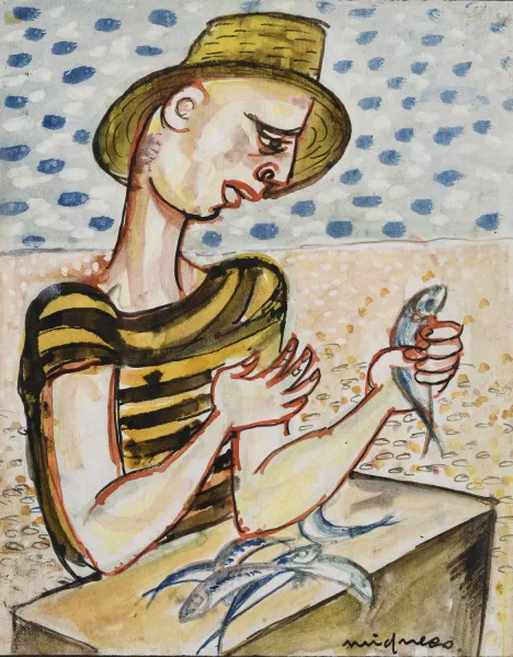 Giuseppe Migneco — Pêcheur