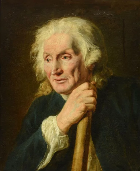 Jean-Baptiste Greuze — Attribué à Jean-Baptiste Greuze — Vieillard
