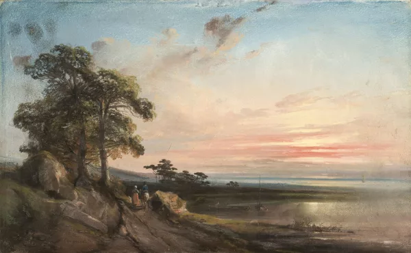 Jules Coignet — Paysage animé,