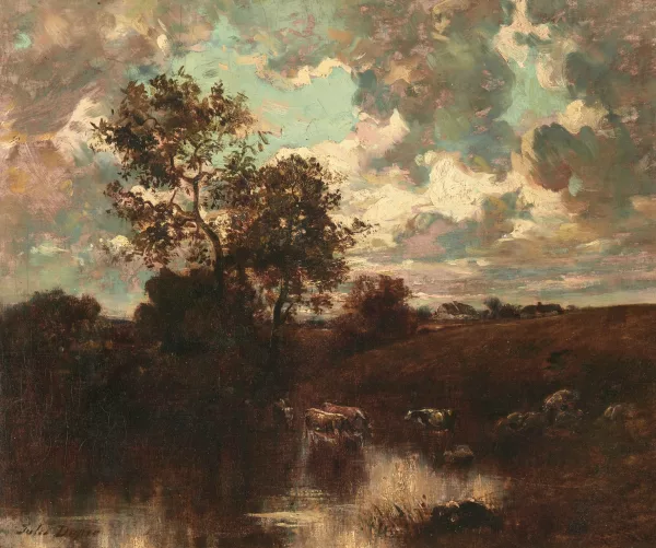 Jules Dupré — Stürmischer Abend