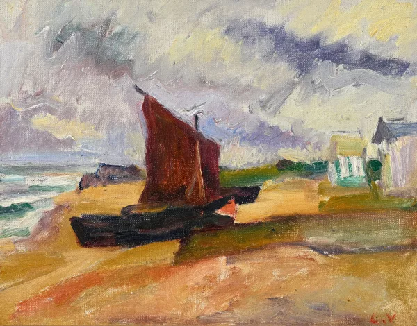 Louis Valtat — Barque sur la grève"