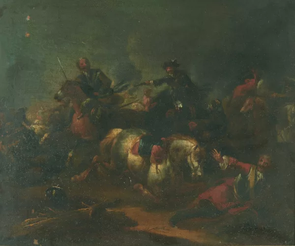 Jacques Courtois — Suiveur de Jacques Courtois — Scène de bataille