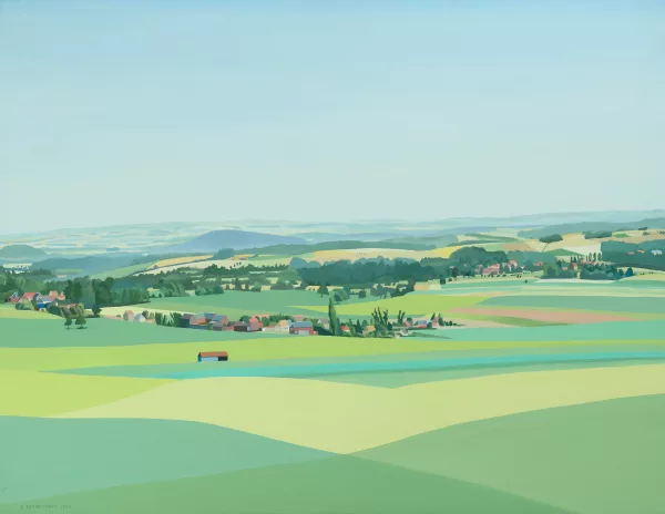 Daniel Levigoureux — Champs jaunes et verts