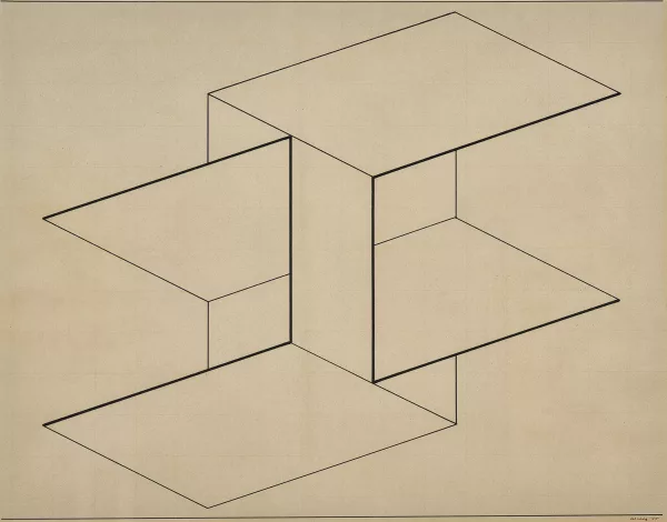 Josef Albers — Structural Constellation X, 1955