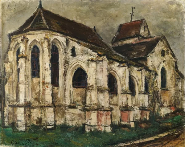 Takanori Oguiss — "Vieille église à Couilly"
