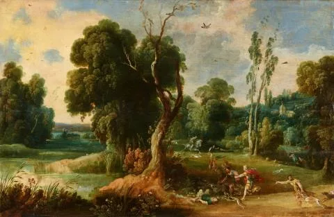 Jan Wildens — Paysage avec Méléagre et Atalante