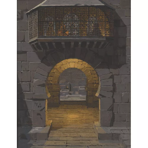 Bernhard Cullmann — Vieille ville orientale avec passage et oriel