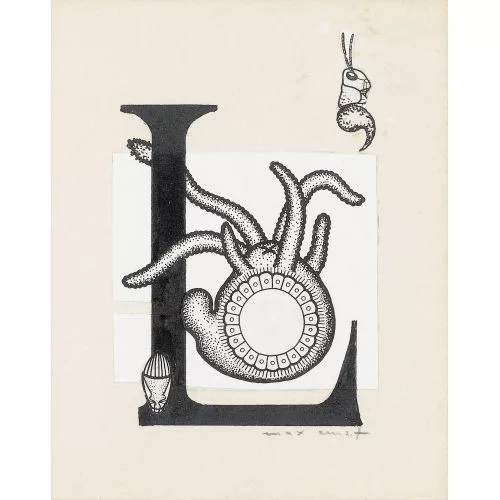 Max Ernst — Initiale L