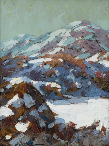 Charles Walch — Charles WALCH (1896-1948), 'Paysage enneigé', huile