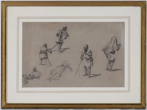 Eugène Fromentin — Croquis, personnages africains