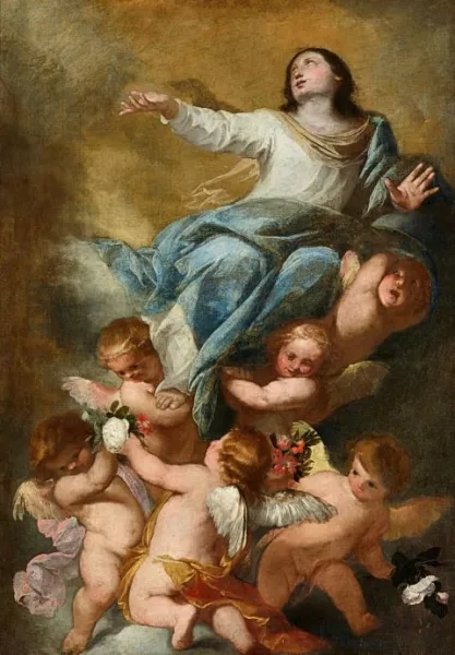 Orazio de Ferrari — Die Himmelfahrt der Jungfrau Maria