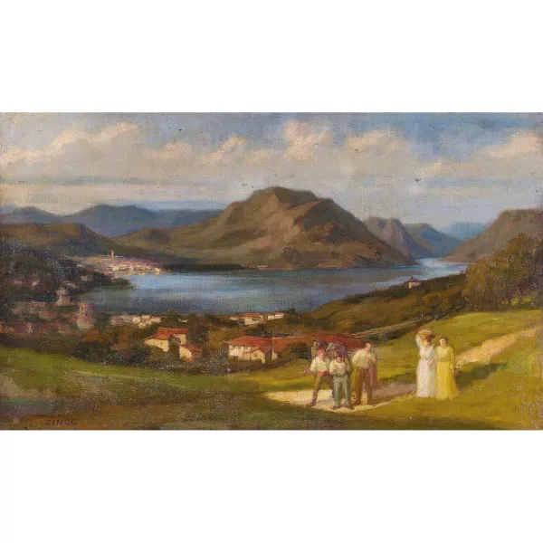 Jules-Émile Zingg — Vue sur le lac de Lugano
