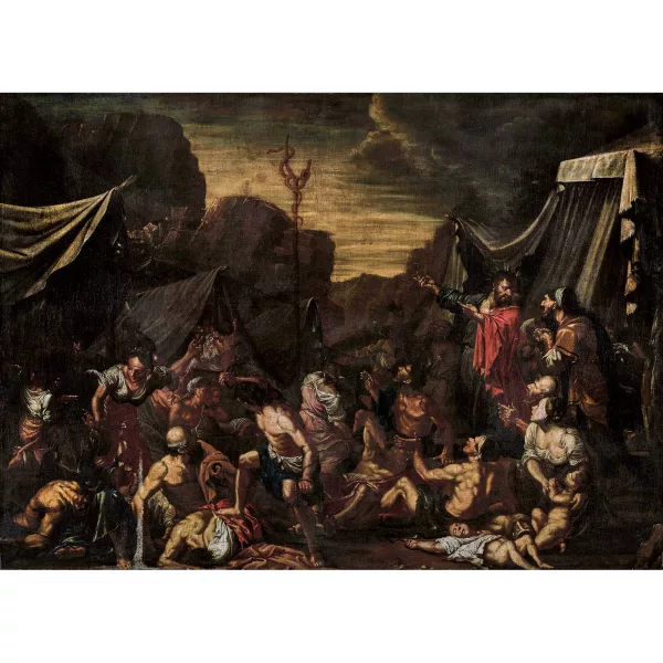 Johann Heiss — Attribué à JOHANN HEISS — Moses und die eherne Schlange.