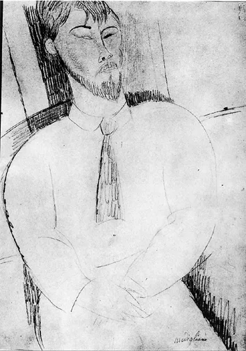 Amedeo Modigliani — Henri Laurens, 1915