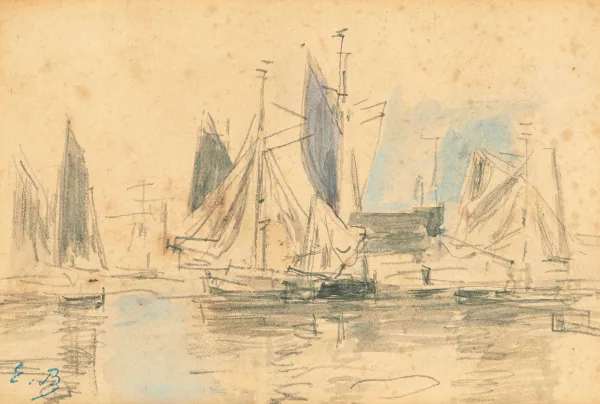 Eugène Boudin — Segelschiffe