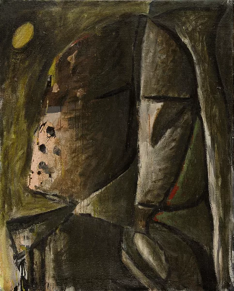 Markus Lüpertz — Du bukst mich zu braun, aus der Serie "Alice im Wunderland", 1981