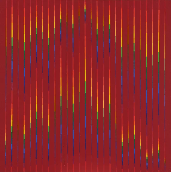 Paolo Minoli — Zwei Werke: Für den Dichter einer Augustnacht, 1991; Für den Dichter… die Stunde ist spät und blau gestreift, 1991