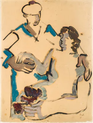 Helmut Kolle — Seemann und Frau, 1925