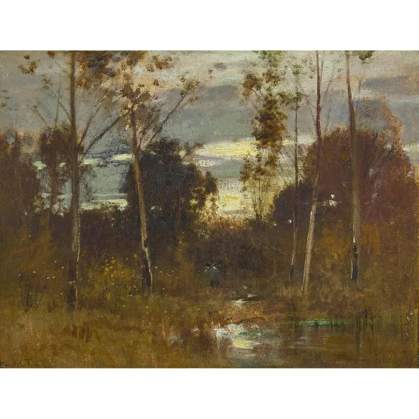 Ernest Parton — Forest landscape.