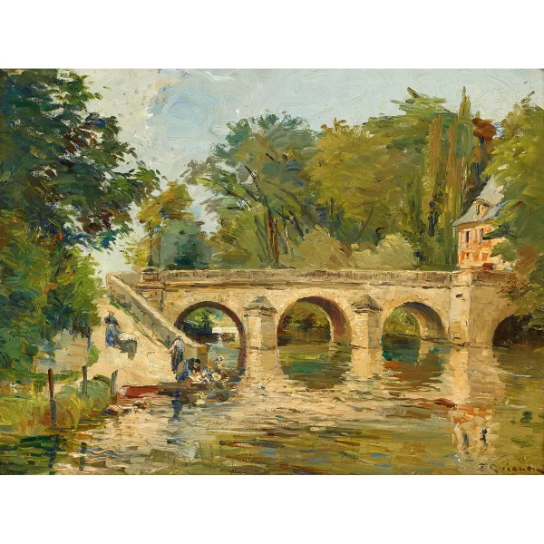 Fernand Quignon — "L'ancien pont à l'Isle-Adam".