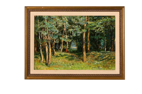 Jacob Wagner — "Sous-bois au Tessin"